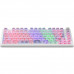 Клавиатура Defender Icebone GK-354 Transparent White (45354)